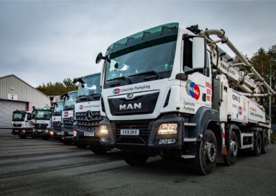 concrete pump trucks